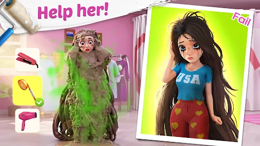 Project Makeover ڈاؤن لوڈ کریں – اسٹائل، میک اپ اور ڈیکور کا بہترین گیم - Screenshot 7
