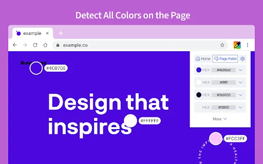 Color Picker – Eyedropper Tool ڈاؤن لوڈ کریں – بہترین کلر پکر - Screenshot 2