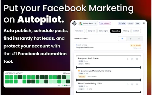 Facebook Groups Auto Poster اور Scheduler ڈاؤن لوڈ کریں – LeadRadar - Screenshot 1