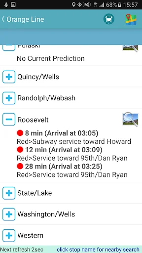 Chicago Bus Tracker ڈاؤن لوڈ کریں – CTA بس اور ٹرین کا لائیو شیڈول - Screenshot 10