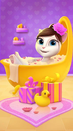 My Talking Angela ڈاؤن لوڈ کریں – بہترین ورچوئل پالتو گیم - Screenshot 11