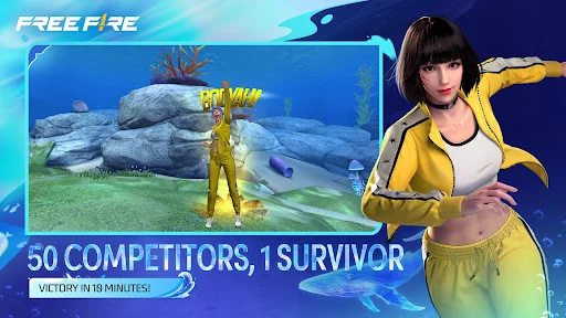 Free Fire: Undersea Mystery ڈاؤن لوڈ کریں – بہترین سروائیول شوٹر - Screenshot 2