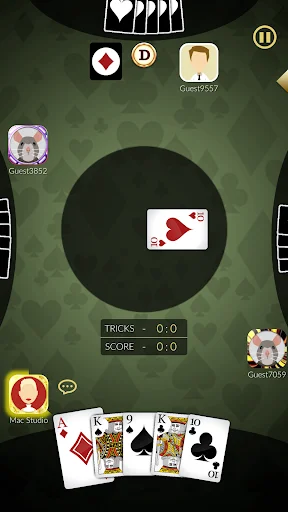 Euchre Ultimate ڈاؤن لوڈ کریں – آن لائن کارڈ گیم کا بہترین تجربہ - Screenshot 3