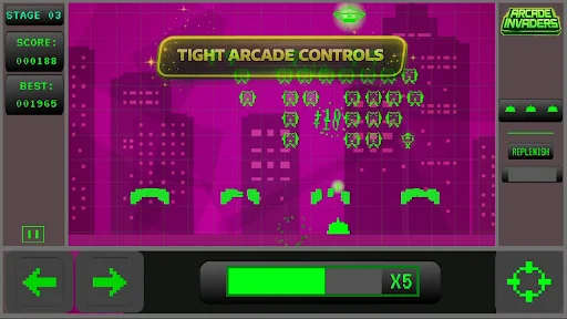 Arcade Invaders From Space ڈاؤن لوڈ کریں – کلاسک ریٹرو ایکشن گیم - Screenshot 5