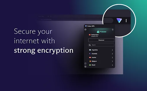 Proton VPN ڈاؤن لوڈ کریں – تیز، محفوظ اور مفت VPN ایکسٹینشن - Screenshot 2