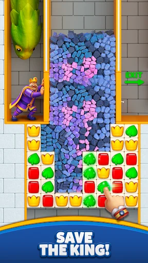 Royal Match ڈاؤن لوڈ کریں – کنگ رابرٹ کے محل کو سجائیں اور پہیلیاں حل کریں - Screenshot 11