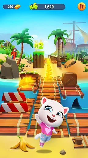 Talking Tom Gold Run ڈاؤن لوڈ کریں – بہترین لامتناہی رننگ گیم - Screenshot 2