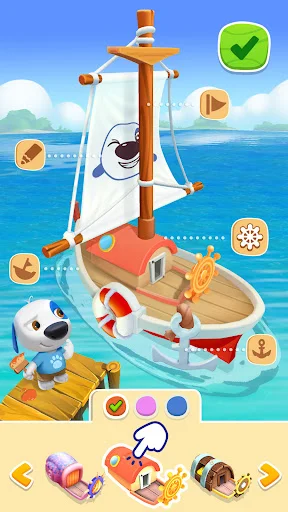 My Talking Hank: Islands ڈاؤن لوڈ کریں – تفریحی جزیرہ ایڈونچر - Screenshot 14