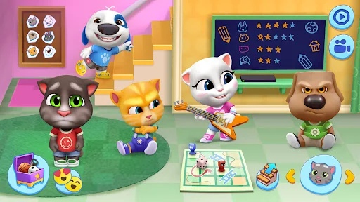 My Talking Tom Friends ڈاؤن لوڈ کریں – بچوں کے لیے بہترین تفریحی گیم - Screenshot 3