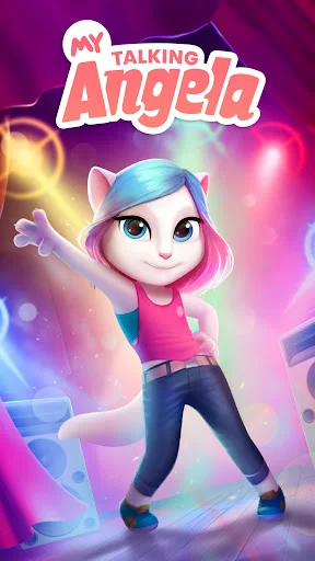 My Talking Angela ڈاؤن لوڈ کریں – بہترین ورچوئل پالتو گیم - Screenshot 16