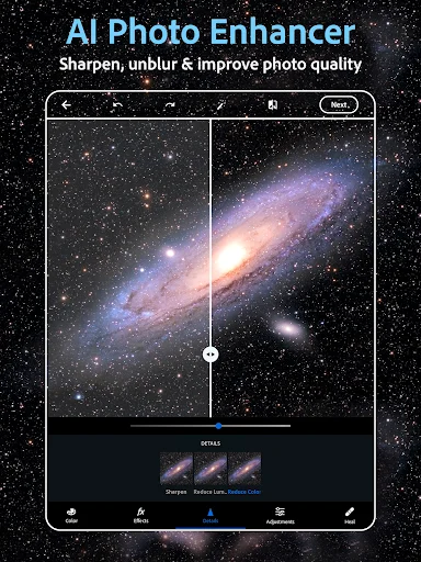 Photoshop Express ڈاؤن لوڈ کریں – اینڈرائیڈ کے لیے بہترین فوٹو ایڈیٹر - Screenshot 14