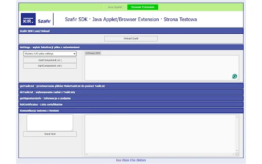 Szafir SDK Web ڈاؤن لوڈ کریں – الیکٹرانک دستخط کے لیے بہترین ٹول - Screenshot 2