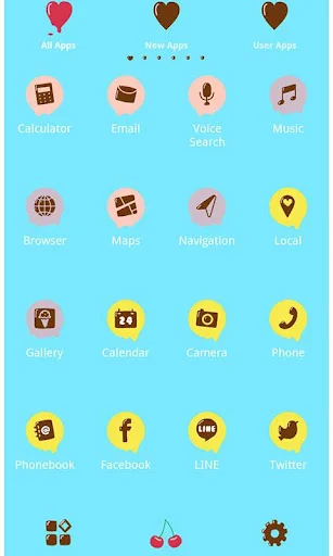Theme-I Scream for Ice Cream! ڈاؤن لوڈ کریں – پیارا اور رنگین تھیم - Screenshot 3
