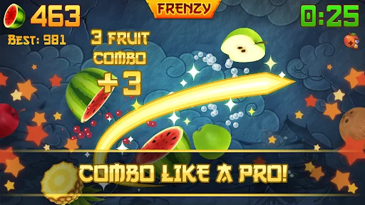 Fruit Ninja ڈاؤن لوڈ کریں – پھل کاٹنے کا بہترین کلاسک گیم - Screenshot 2