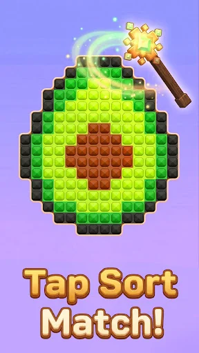 Gems Match: Art Jigsaw ڈاؤن لوڈ کریں – مفت جیول پزل گیم - Screenshot 1
