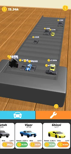 Idle Treadmill 3D ڈاؤن لوڈ کریں – کاروں کو اڑتے ہوئے دیکھیں - Screenshot 3