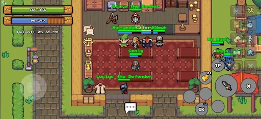 Definya 2D MMORPG ڈاؤن لوڈ کریں – بہترین پکسل آرٹ آن لائن آر پی جی - Screenshot 9