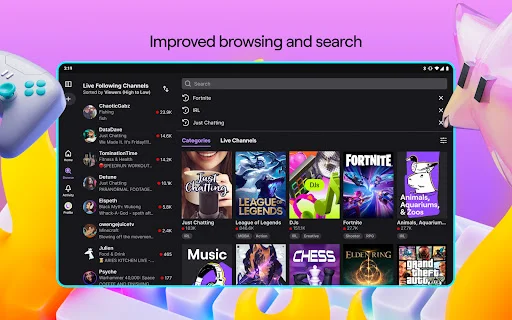 Twitch ڈاؤن لوڈ کریں – لائیو سٹریمنگ اور گیمنگ کا بہترین تجربہ - Screenshot 9