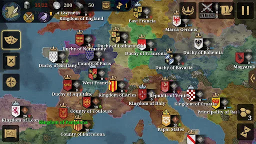 European War 7: Medieval ڈاؤن لوڈ کریں – بہترین حکمت عملی کا کھیل - Screenshot 11
