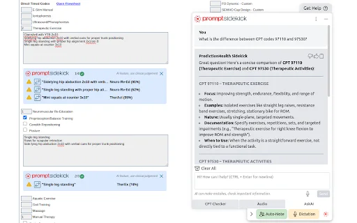 Prompt Sidekick ڈاؤن لوڈ کریں – کلینیکل دستاویزات کے لیے بہترین AI ٹول - Screenshot 2