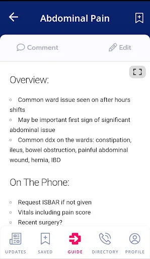 Med App ڈاؤن لوڈ کریں – جدید ہسپتال ہینڈ بک مفت حاصل کریں - Screenshot 3
