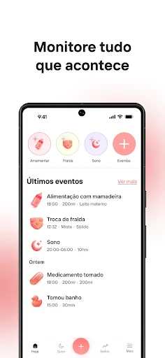 Nona – Assistente para Bebês ڈاؤن لوڈ کریں – بچے کی نیند اور معمولات - Screenshot 7