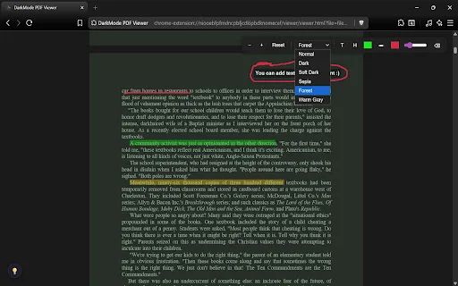 Eclipse PDF ڈاؤن لوڈ کریں – ڈارک موڈ اور پی ڈی ایف ایڈیٹر - Screenshot 3