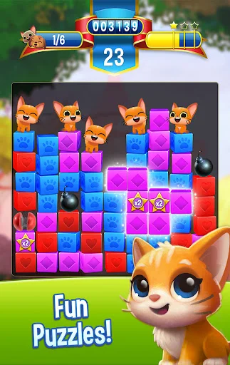 Pet Rescue Saga ڈاؤن لوڈ کریں – بہترین پالتو جانوروں کو بچانے والا گیم - Screenshot 12