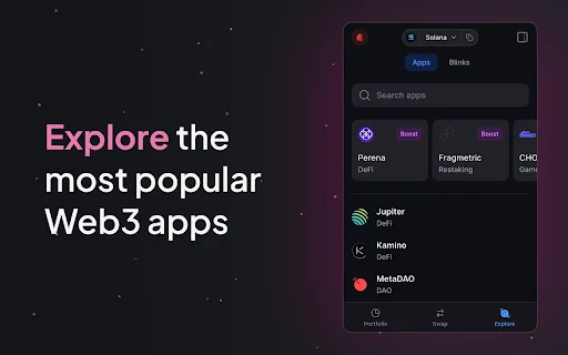 Backpack Wallet ڈاؤن لوڈ کریں – Solana اور Ethereum کے لیے محفوظ کرپٹو - Screenshot 3