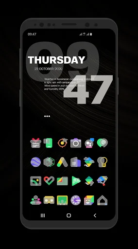 Bluric Icon Pack ڈاؤن لوڈ کریں – Frozen Glass اسٹائل مفت - Screenshot 7