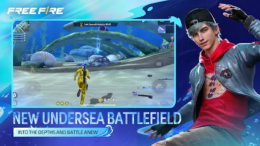 Free Fire: Undersea Mystery ڈاؤن لوڈ کریں – بہترین سروائیول شوٹر - Screenshot 3