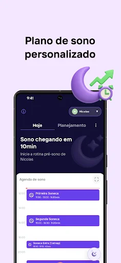 Nona – Assistente para Bebês ڈاؤن لوڈ کریں – بچے کی نیند اور معمولات - Screenshot 3