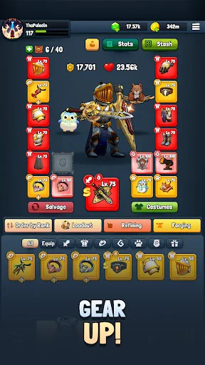 Eternal Hero ڈاؤن لوڈ کریں – بہترین ایکشن آر پی جی گیم - Screenshot 7