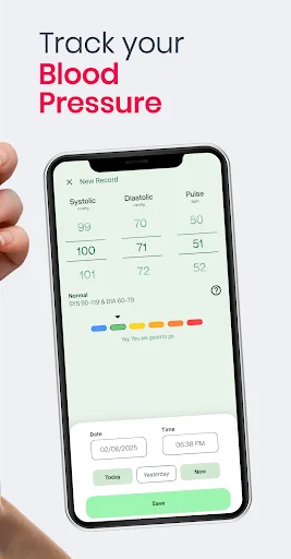 Blood Pressure App: BP Logger ڈاؤن لوڈ کریں – بلڈ پریشر مانیٹر - Screenshot 7