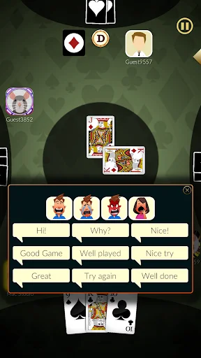 Euchre Ultimate ڈاؤن لوڈ کریں – آن لائن کارڈ گیم کا بہترین تجربہ - Screenshot 4