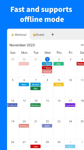 Plan Calendar ڈاؤن لوڈ کریں – شیڈول اور ٹائم مینجمنٹ ایپ - Screenshot 13