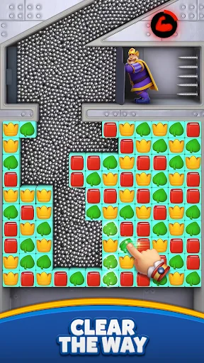 Royal Match ڈاؤن لوڈ کریں – کنگ رابرٹ کے محل کو سجائیں اور پہیلیاں حل کریں - Screenshot 4