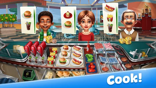 Cooking Fever ڈاؤن لوڈ کریں – مزیدار کھانے پکانے کا بہترین گیم - Screenshot 15