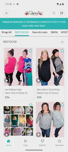 Styled by Stacked ڈاؤن لوڈ کریں – جدید فیشن کی خریداری ایپ - Screenshot 1