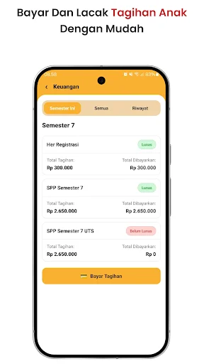 myUMM For Parent ڈاؤن لوڈ کریں – طلباء کی تعلیمی کارکردگی کی نگرانی - Screenshot 3