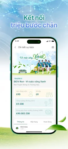 BIDV Run Plus ڈاؤن لوڈ کریں – صحت اور خیراتی دوڑ کے لیے بہترین ایپ - Screenshot 21