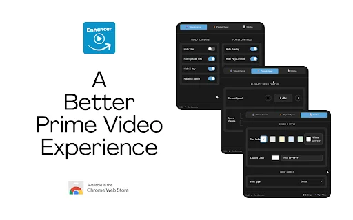 Prime Video Enhancer ڈاؤن لوڈ کریں – Amazon Prime Video کا تجربہ بہتر بنائیں - Screenshot 1