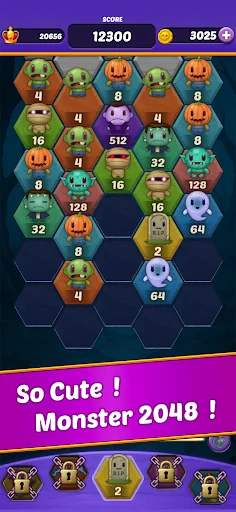 Shoot The Monster ڈاؤن لوڈ کریں – 2048 پزل گیم مفت کھیلیں - Screenshot 5