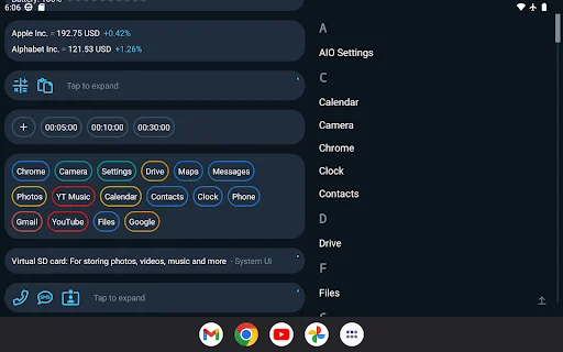 AIO Launcher ڈاؤن لوڈ کریں – اینڈرائیڈ کے لیے بہترین کسٹمائز ایبل لانچر - Screenshot 9