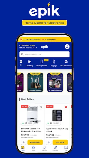 Epik ایپ ڈاؤن لوڈ کریں – الیکٹرانک گیجٹس کی تیز ترسیل - Screenshot 1