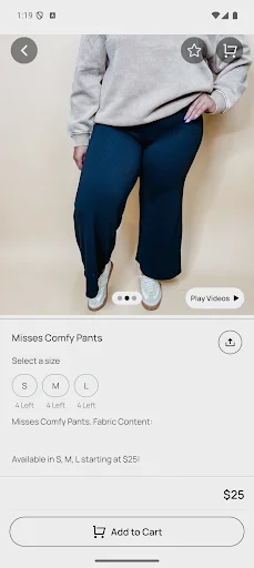 Priss & Pearls Boutique ڈاؤن لوڈ کریں – بہترین آن لائن فیشن ایپ - Screenshot 3