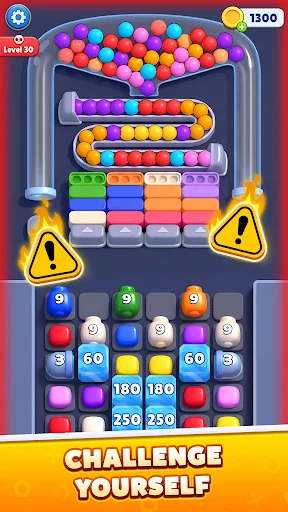 Color Beads Drop ڈاؤن لوڈ کریں – رنگین پزل گیم مفت - Screenshot 2
