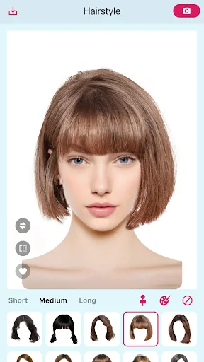 Hairstyle Try On – AI Haircut ڈاؤن لوڈ کریں – ورچوئل ہیئر اسٹائلنگ مفت - Screenshot 13