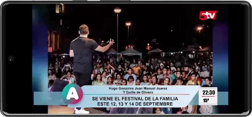 Tv Argentina – canales en vivo ڈاؤن لوڈ کریں – لائیو ٹی وی اسٹریمنگ - Screenshot 3