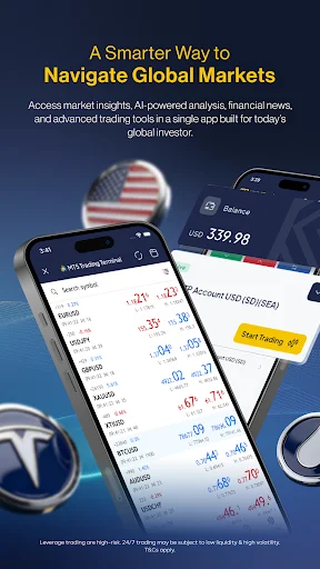 KCM Trade ایپ ڈاؤن لوڈ کریں – فاریکس اور اسٹاکس میں محفوظ تجارت - Screenshot 1